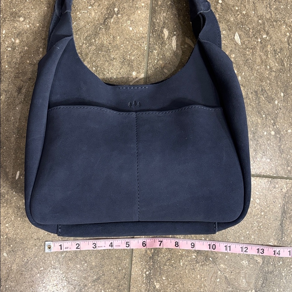 Alaska Blue L Madison Shoulder Bag by Portland Leather, NWT - Picture 8 of 13